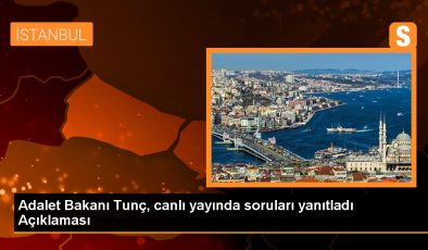 Adalet Bakanı Yılmaz Tunç, Eyüpsultan’da kaza yapan şüpheliyle ilgili açıklama yaptı