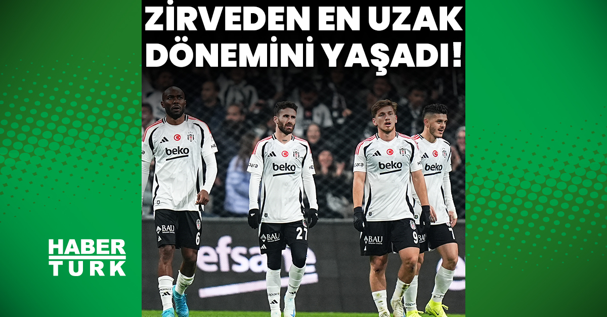 Beşiktaş son 4 sezonun en kötü dönemini yaşıyor