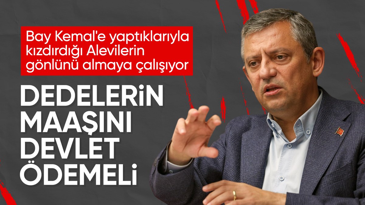 Özgür Özel: İmamın maaşı ödeniyor dedeninki ödenmiyor