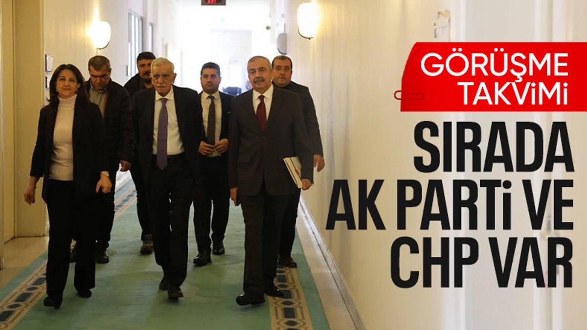 DEM Parti heyeti, pazartesi günü AK Parti’yi ziyaret edecek