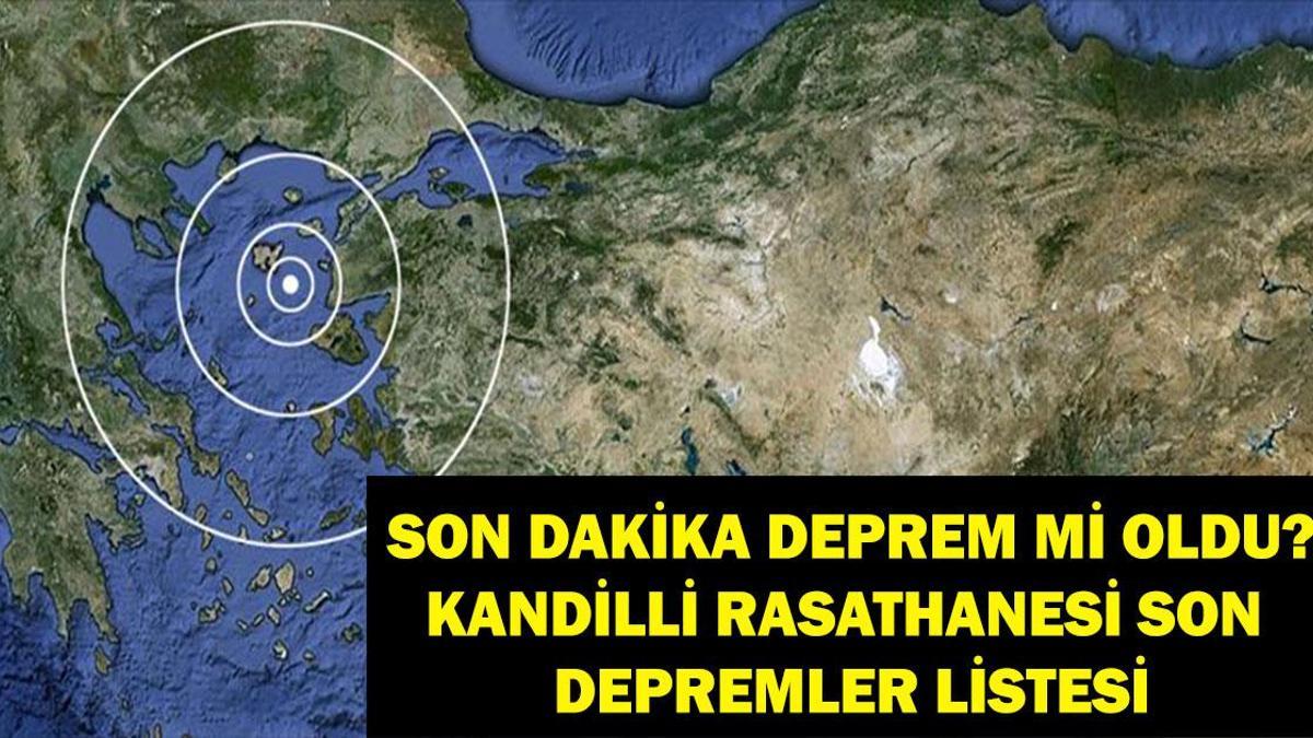 SON DAKİKA DEPREM! 5 Şubat Ege Denizi’nde deprem mi oldu, nerede, kaç şiddetinde?